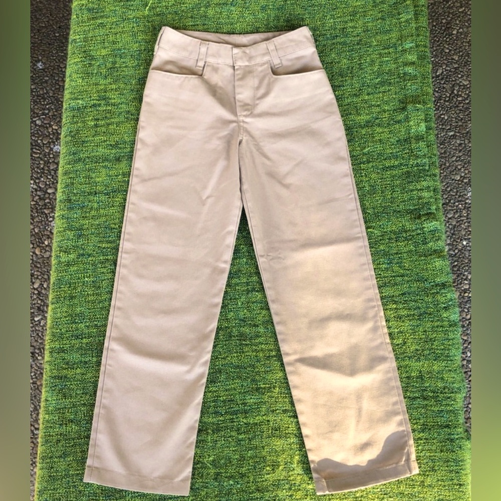 Girls khaki uniform pants